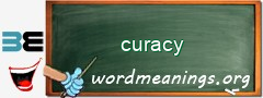 WordMeaning blackboard for curacy